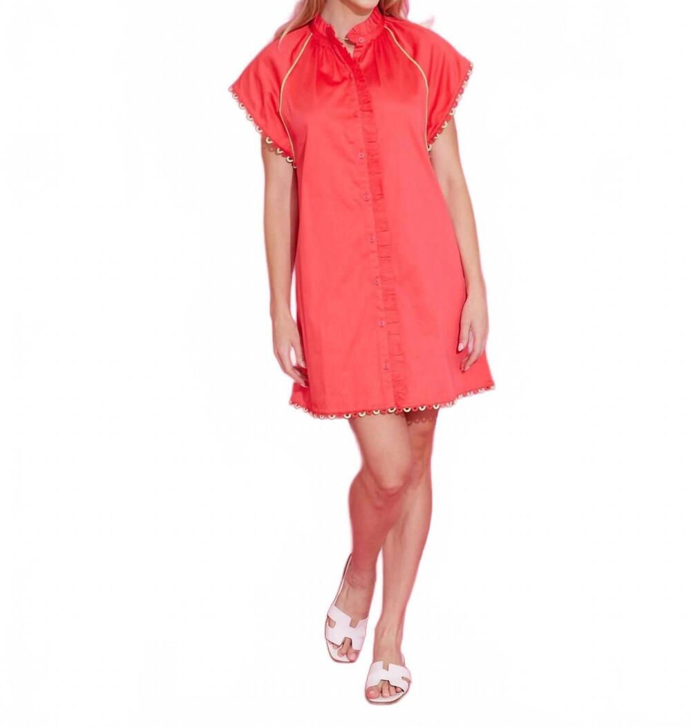 NEW ALDEN ADAIR women's margot dress in sunburst